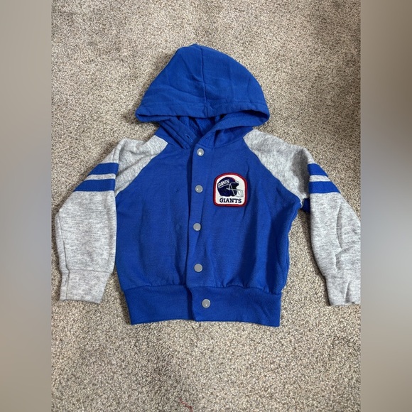 Vintage Jog Togs NY Giants Snap Up Sweatshirt Toddler Size 2 NFL football unisex - Picture 1 of 7